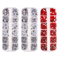 Miniatyrbilde 1 av 5: Krystall Nail Art Blanke Flatbacks Rhinestones