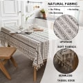 Miniatyrbild 4 av 5: Boho bordsduk Vattentät bordsduk Boho Bomull Linne