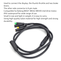 Miniatyrbillede 7 af 8: Vandafvisende 1T4 Elcykel Kabelharness Gear Sensor Forlængerkabel til BAFANG BBS01/BBS02 Mid Motor