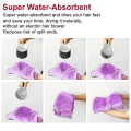 Miniatyrbilde 3 av 5: Tørr Ultra Absorberende Turban Hårhåndkle Wrap, egnet for kvinner