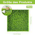 Miniatyrbild 4 av 5: 2 st DIY mini simuleringsgräsmatta -15 * 15cm