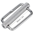 Miniatyrbillede 6 af 8: 2 stk. Glide Spænde 316 Rustfrit Stål Rektangulær Justerbar Rillet Rulle Bæltespænder 50mm