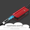 Miniatyrbillede 4 af 4: Type-C til 3,5 mm adapter 2-i-1 hovedtelefon professionel adapterkonverter