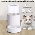 Miniatyrbild 5 av 5: Automatisk vattenautomat för husdjur, 2,5 L vattenautomat för hundar och katter, dricksfontän för katter utan elektricitet, vattenautomat hundar,