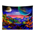 Miniatyrbild 1 av 5: Svart ljus gobeläng, UV-reaktion galax kosmisk planet glöd i t
