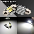 Pikkukuva 5 / 5: 31MM Ampuuli C5W LED-ampuuli Navette LED 2835 8SMD 6500k Auton Kattovalaisimelle DC12V 10kpl