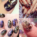 Miniatyrbillede 4 af 8: Boks-pakket (ca. 100 stk.) Ultratynde 3D Punk Time Gears Neglebeslag Neglekunst Dekorationer Legering Manicure DIY Negletips