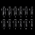 Miniatyrbild 5 av 8: 120st/ case Poly Nail Extension Gel Dual Forms Nail Builder Extension Gel Nagelform form cover Falska Nagelspetsar Dual Forms Acrylic Nail Forms combination 3
