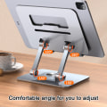 Miniatyrbilde 3 av 6: Roterbar nettbrettstativ, justerbar, løftende, sammenleggbar skrivebord