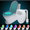 Pikkukuva 2 / 5: WC-lamppu Latautuva LED-yövalo 8 väriä WC:lle, kylpyhuoneelle, ämpärille, kaapille, pesualtaalle, hotelleille, kahviloille