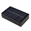 Miniatyrbild 1 av 8: 1W 4V Bärbar Solpanel Laddare Laddningsbox för AA/AAA Batteri Svart