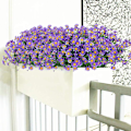 Miniatyrbild 7 av 8: Konstgjorda prästkragar, 4 st konstgjorda blommor grönt plast