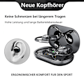 Pikkukuva 2 / 4: Avoimet korvanapit Langaton Bluetooth 5.3, Sisäänrakennettu Mikrofoni Korvakoukuilla, Vedenkestävä Urheilukorvanapit Androidille/iPhoneille