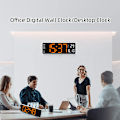 Miniatyrbilde 4 av 5: Dato og temperatur uke, Stor skjerm digital klokke med