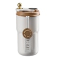 Miniatyrbild 1 av 6: Rostfri Vakuumisolerad Resemugg för Kaffe, Läcksäker Design, Smart Termosmugg för Kaffe, Kompakt och Portabel Design, Vakuumisolering, Behåller