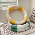 Miniatyrbild 2 av 5: Uppblåsbar pool för baby, retro, uppblåsbar pool, familj, söt stil, tjockare vattenpool, grön rand