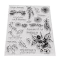 Miniatyrbilde 4 av 5: Klar Stempel Klar Avtrykk Flere Mønstre Gjenvinnbare Transparent Stempel for å Lage Invitasjoner Dekorasjon DIY Kort