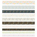 Miniatyrbild 1 av 5: Blommig Washi Tape Set 10 Rullar 15/10/20mm Bred Blommig