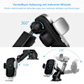 Miniatyrbillede 3 af 5: Magnetisk trådløs mobiltelefonholder biloplader