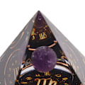 Miniatyrbild 4 av 5: 5 cm Pyramid Positiv Energi Healing Kristall Pyramid Meditation Organisk Sten Pyramid Zodiak Energi Generator Jungfru