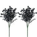Miniatyrbilde 1 av 5: Kunstige Eucalyptusblader Sett med 2, Svart, Kunstige Blomster for