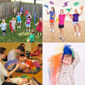 Miniatyrbild 8 av 8: Paket med 12 jongleringsdukar, dansdukar, jongleringssjalar, gymnastikdukar för barn i förskolan, show, magdans 60 x 60 cm (12 dansdukar)