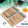 Miniatyrbilde 3 av 5: 2600 stk Motstander Resistor Metallfilm 1/4W Motstand 1Ω-10MΩ Sortiment Sett