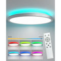 Miniatyrbild 1 av 5: Modern LED Taklampa, Justerbar Trefärgs-temperatur, Infälld Belysningsarmatur, Högkvalitativt Flamskyddande Plastskal för Vardagsrum