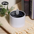Miniatyrbillede 2 af 5: 6 stk. Stearinlys LED Dekorative Solcelle Vandafvisende Elektronisk Lys til Husholdningsbelysning Gul