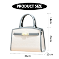 Miniatyrbillede 2 af 5: Håndtasker, håndtasker, lædertasker og punge lavet af kvinder, skuldertasker med store crossbody-tasker.