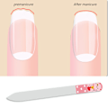 Miniatyrbild 5 av 5: 3D glas nagelfil, dubbelsidig etsad kornyta, finger pedikyr nagelfilar manikyr nagelvård katt nagelfil Bink cat