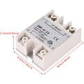 Miniatyrbild 3 av 5: Solid State-relä av industriell kvalitet, konstruerat för AC till AC-omvandlingar med DC-styrning, med antivibrationsfunktioner för oavbruten drift