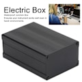 Miniatyrbild 7 av 8: Aluminium Elektrisk Box Vattentät Junction Enclosure Case Split Typ för DIY 46x76x110mm Svart Strip
