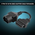 Miniatyrbilde 7 av 8: 17-pins til 16-pins OBD2 Adapterkabel Diagnostisk Skannerkabel for Mazda