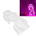 Miniatyrbillede 1 af 8: USB LED Neon Skilt Lys Sexy Dame Baggrund Neon Lampe Væghængt Dekoration til Soveværelse Bar Fest Ferie