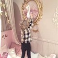 Miniatyrbild 5 av 5: 3D Gaze Svan Väggdekor, Unik Presentidé för Babyrumsinredning, Högkvalitativt Bomullstyg, Utsökta Detaljer för Barnrumsinredning