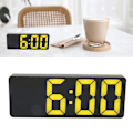 Miniatyrbild 4 av 8: Smart Digital Klocka, LED-väckarklocka som alltid är på med temperaturvisning, för sovrum, kontor, studentrum, vardagsrum, USB- och batteridriven, spegel