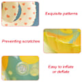 Pikkukuva 3 / 5: Ympäristöystävällinen PVC-paksutettu ilmatäytettävä retro-rakkaus uimarengas