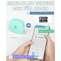 Miniatyrbillede 4 af 5: Bluetooth Etiketprinter, Mærkningsenhed Selvklæbende Kompatibel med iOS Android, Bærbar Mini Etiketprinter til Hjem Kontor Skole Mærkning
