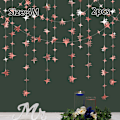 Pikkukuva 2 / 5: Juhlatavarat nelikulmainen tähti paperi-garland-bannerit Beam