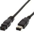 Miniatyrbilde 3 av 5: IEEE 1394B Firewire 800 til 400 9-pin til 6-pin kabel 1,8 meter, Firewire 800 9-pin/6-pin hann/hann (9-pin til 6-pin)