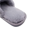 Miniatyrbilde 7 av 8: Topplopper for kvinner, åpne tå fuzzy fluffy hjemmesko Cozy Me