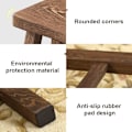 Miniatyrbild 4 av 5: Rustik Design Massiv Träpall, Miljövänlig Färgbelagd Möbel För Inomhusbruk, Formgjuten i Ett Stycke Säkerställer Stabilitet, Multifunktionell