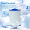 Miniatyrbillede 3 af 5: Sæt med 2 patroner til Jacuzzi-filter, til spa, Unicel 6CH-940, Pleatco PWW50P3, Waterway Front Access Skimmer og Filbur FC-0359