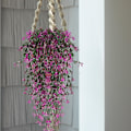 Miniatyrbild 4 av 8: 2st Hängande konstgjord växt Konstgjorda blommor Växter Garland Vine för inomhus utomhus hängande plantering Hemma Trädgård Balkong Kontor Balkong Staket