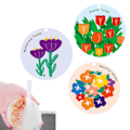 Pikkukuva 1 / 5: 3 Pakkaus Luonnollinen Astianpesusieni, Puupulppu Loofah Sieni Liotus