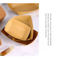Miniatyrbild 2 av 5: 250-pack Små Engångs Bruna Kraftpapper Matbrickor, 0,25 kg Serveringsbricka, Serveringsbåtar för Festsnacks, Tacobar, Skaldjur, Nachos Tallrikar