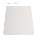 Miniatyrbillede 7 af 8: 2 stk. Mussemåtte 2-sidet PVC Læder Vandafvisende Skrivebordsmatte Kontor Hjem Mus Beskytter 27x21cm (Cremet Hvid Sølv)