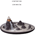 Miniatyrbilde 4 av 4: Røkelsebrenner, Svart Landskaps Røkelsebrenner i Keramikk, S