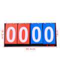 Miniatyrbillede 5 af 8: Bordplade Flip Scoreboard 2/4 Cifre Bærbar Flip Sports Scoreboard
